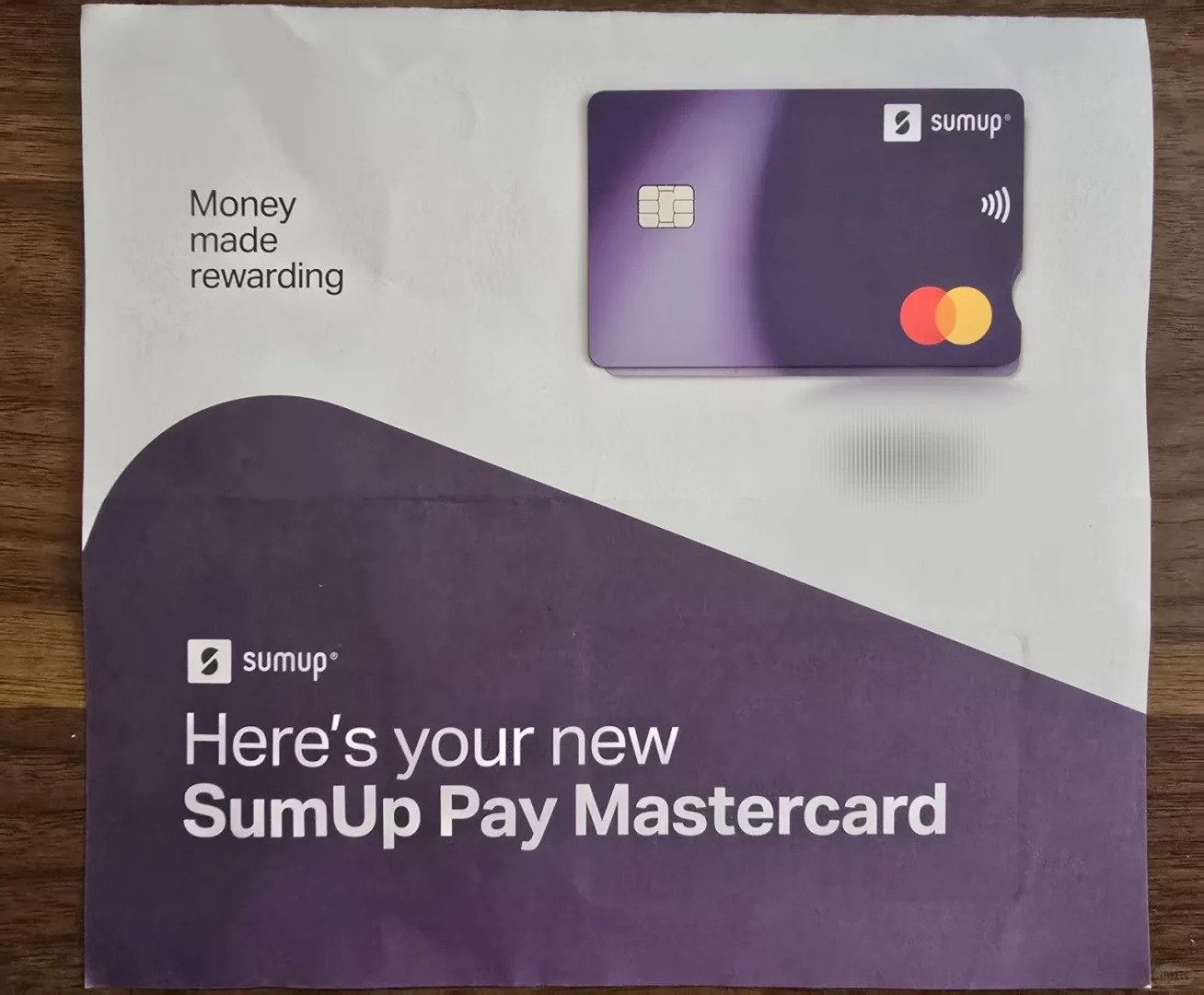 英国云居民 | SumUp Pay借记卡平邮信件图